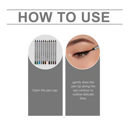 🔥BUY 1 GET 1 FREE!🎁【24H Lock】1440-Minute Smudge-Proof Eyeliner| Precision Define, All-Day Stay, Transfer-Resistant Makeup Duo 🌟